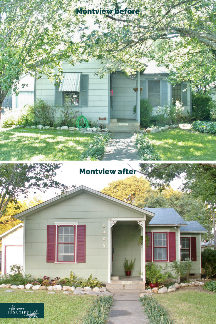 Before & after of remodel of Montview | A Life More Beautiful
