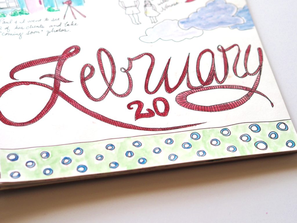 Sneak peak into my February 20th art journal | ALMB