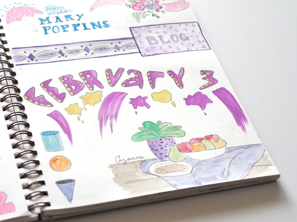 Sneak peak into my February 3rd art journal