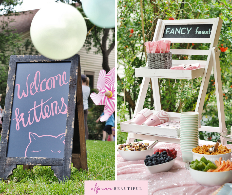 We enhanced the pretty kitty theme with carefully chosen signage. | A Life More Beautiful