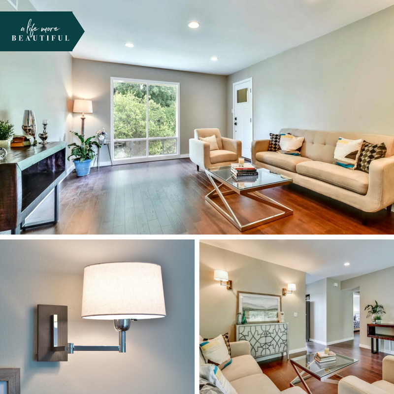 The remodeled living space is light, bright and flexible. | A Life More Beautiful