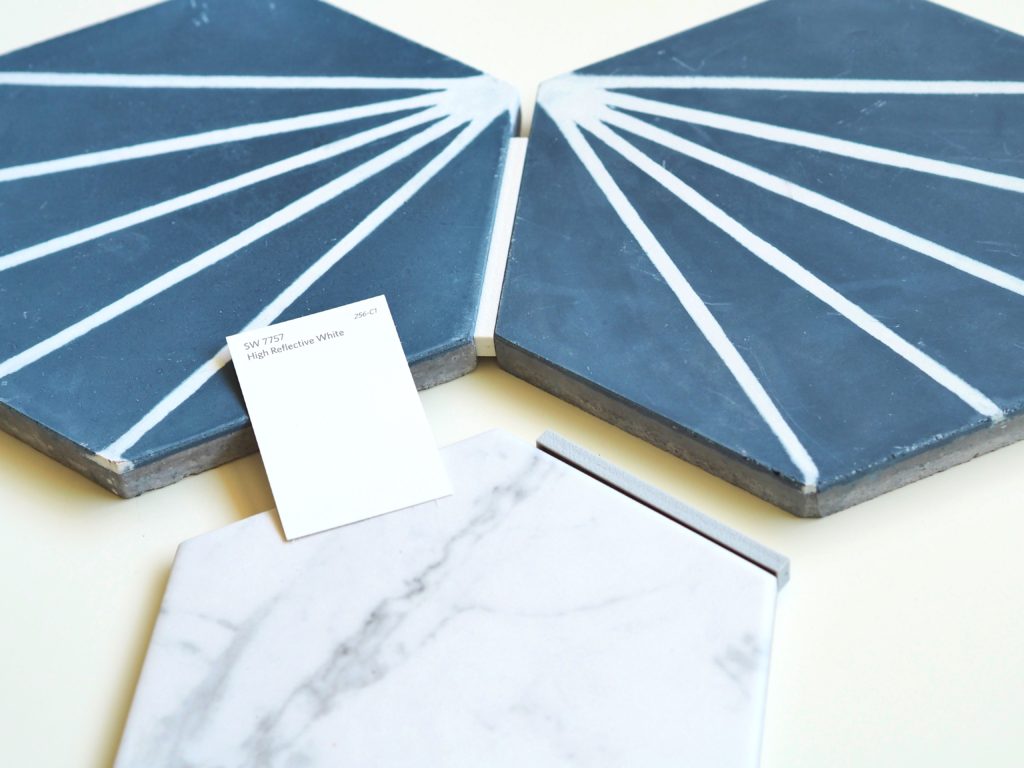 Tile selections for the master bathroom of our Balcones project | A Life More Beautiful