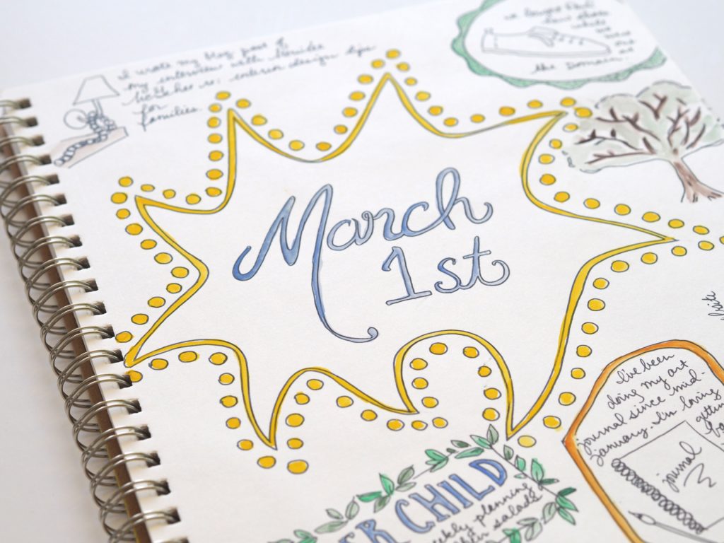 March 1 art doodles by A Life More Beautiful