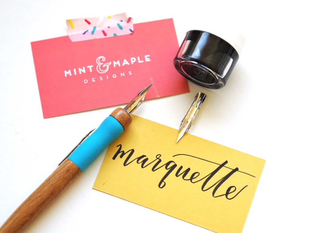 Modern calligraphy class with Mint & Maple | A Life More Beautiful