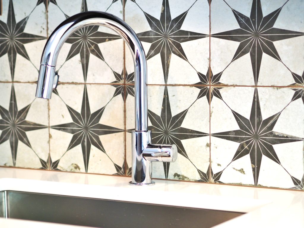 Patterned tile is popular in Central Austin home interiors