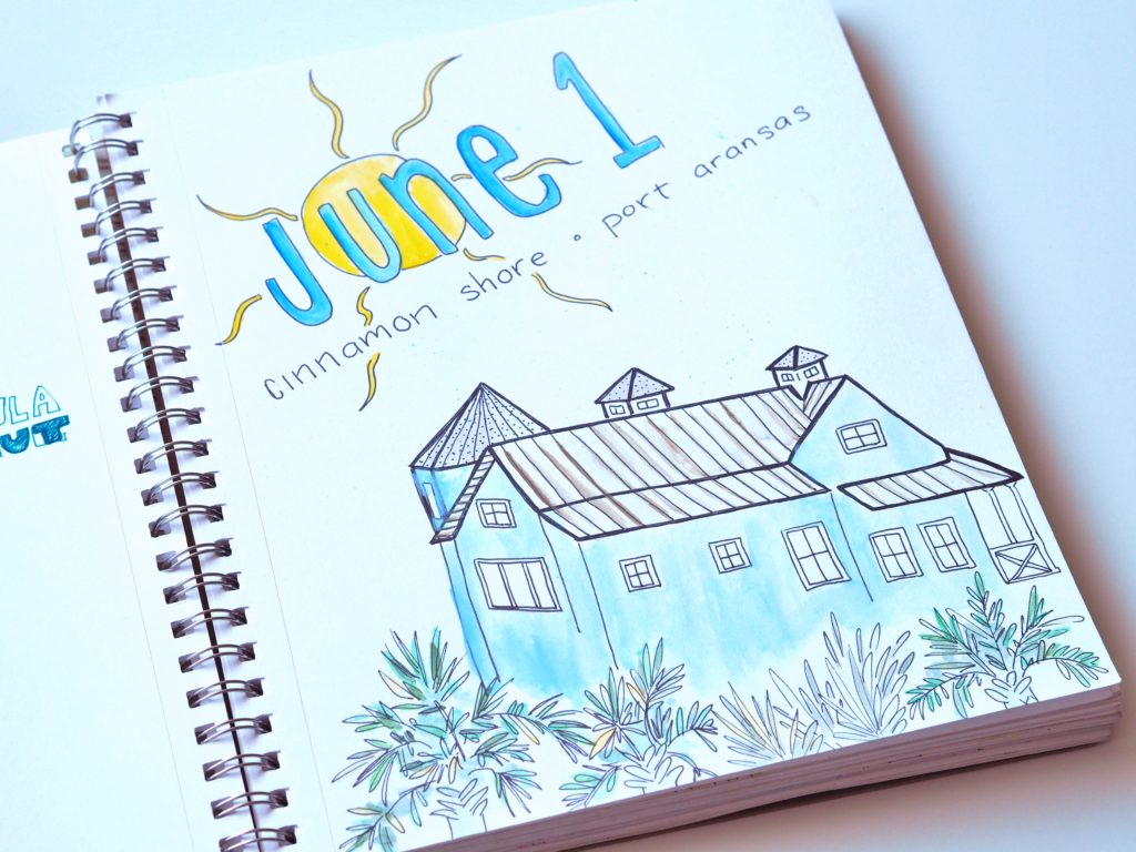 June 2017 art journal by ALMB